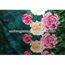 3D /5D design polyester bedsheet fabric